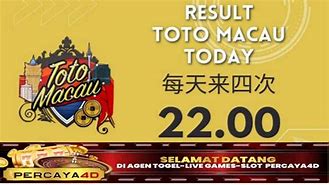 Live Draw Toto Macau 22 00 Hari Ini